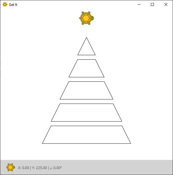 Pyramid with layers