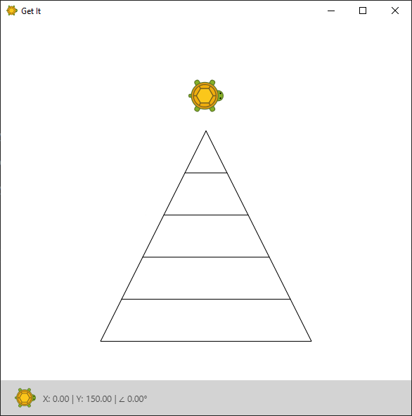 Finished pyramid